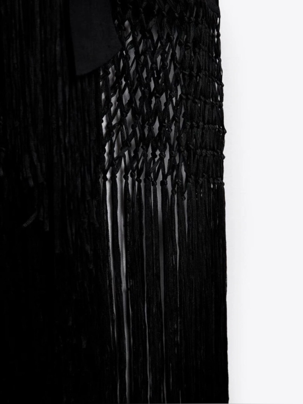 Zara | Fringed Linen Dress Limited Edition | Size S | NWT - Picture 11 of 14